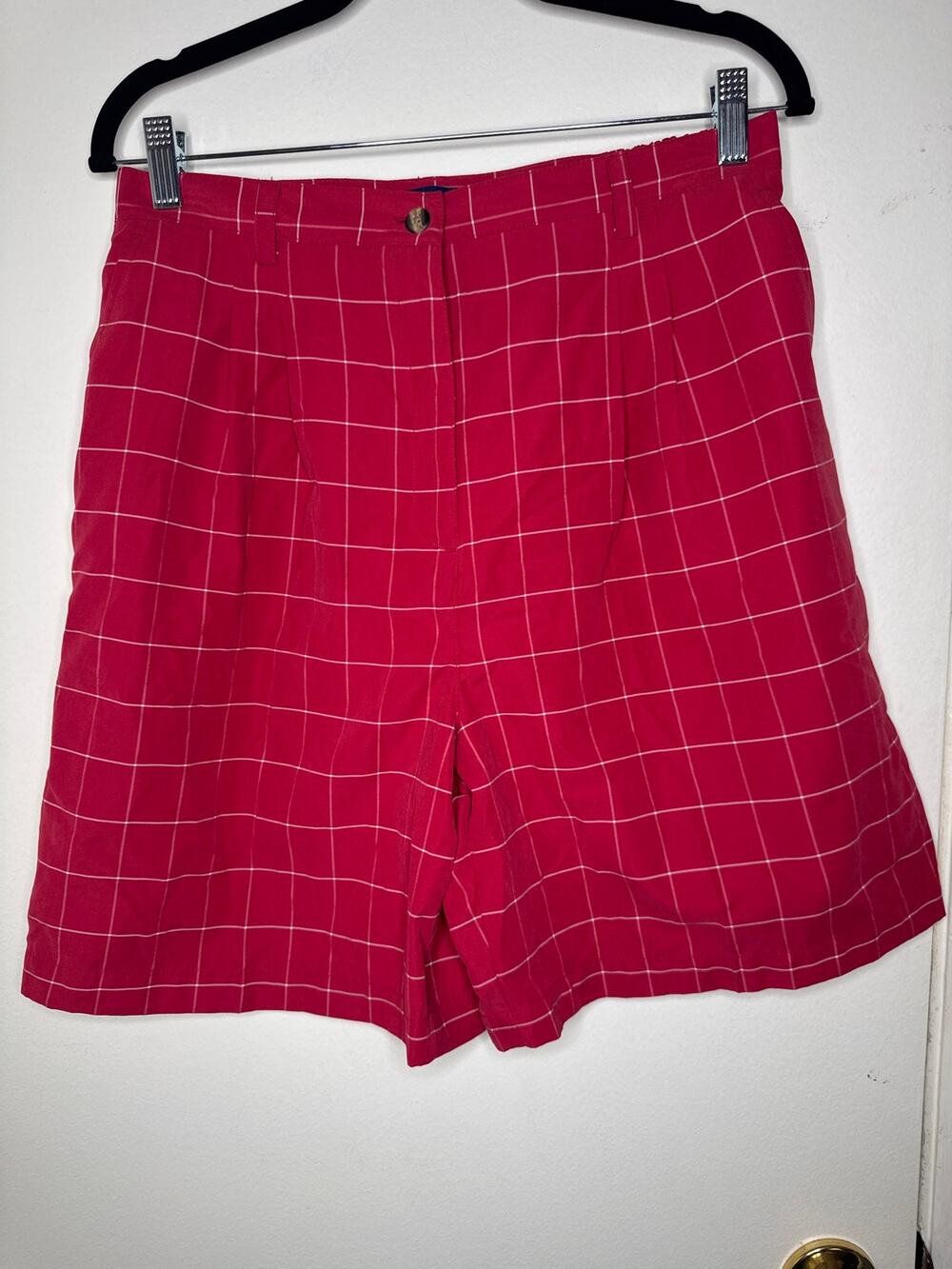 Vintage NWT Karen Scott high waisted red shorts 14petite